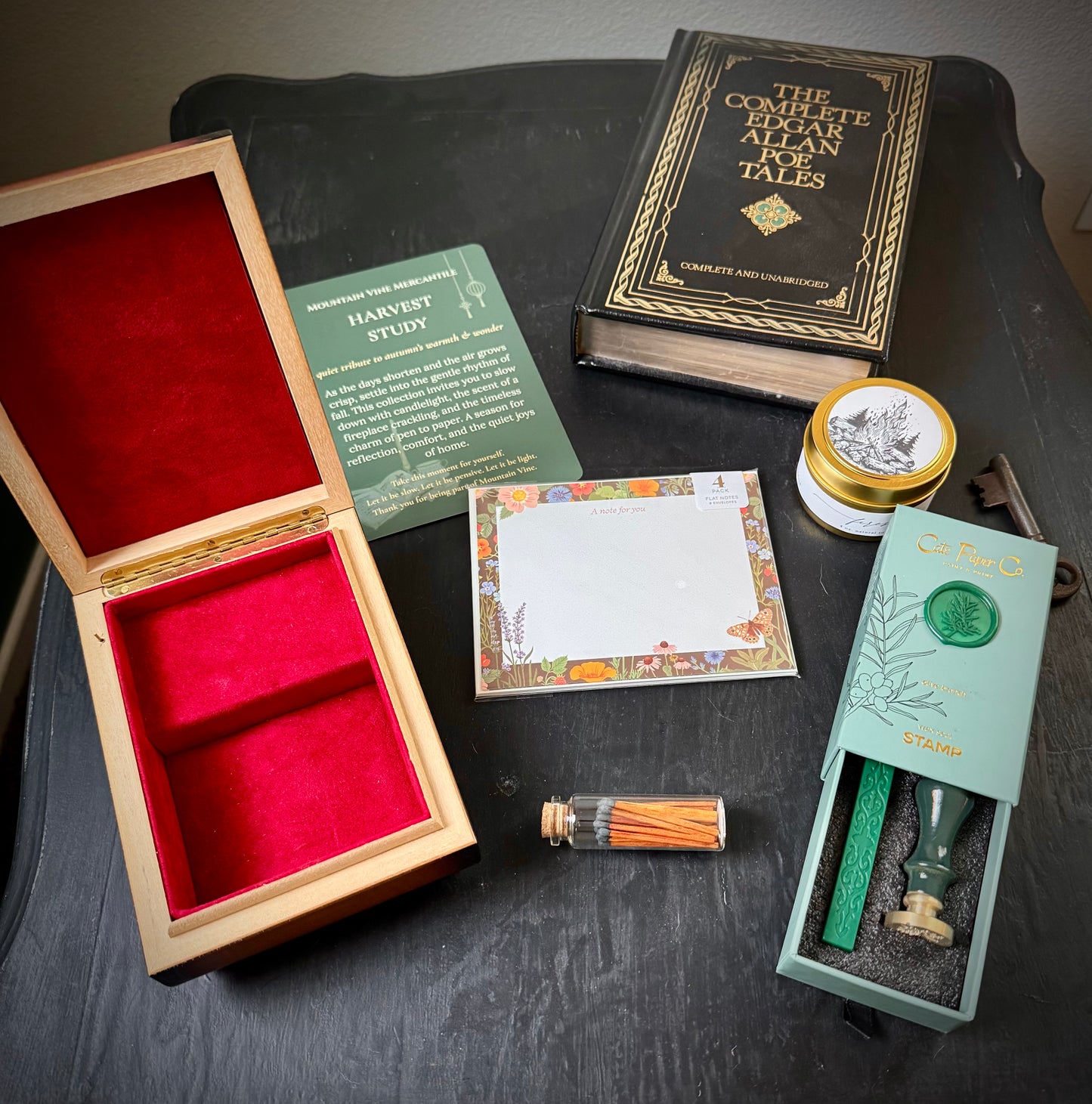 Harvest Study - A Dark Academia Inspired Gift Box