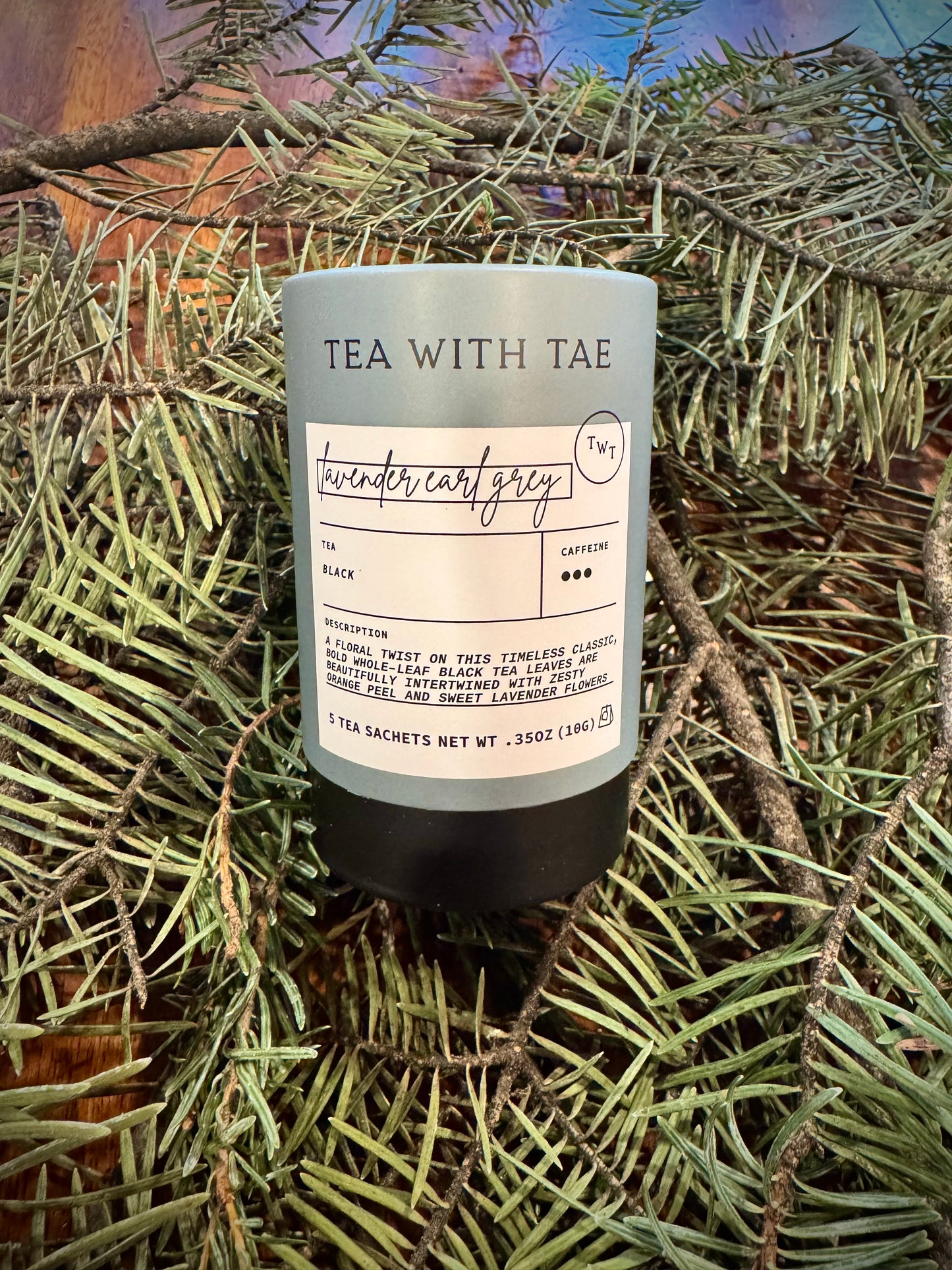 Winter Evergreen | Winter Mini Gift Box with Tea, Notecards, Wax Seal Kit & Vintage Find