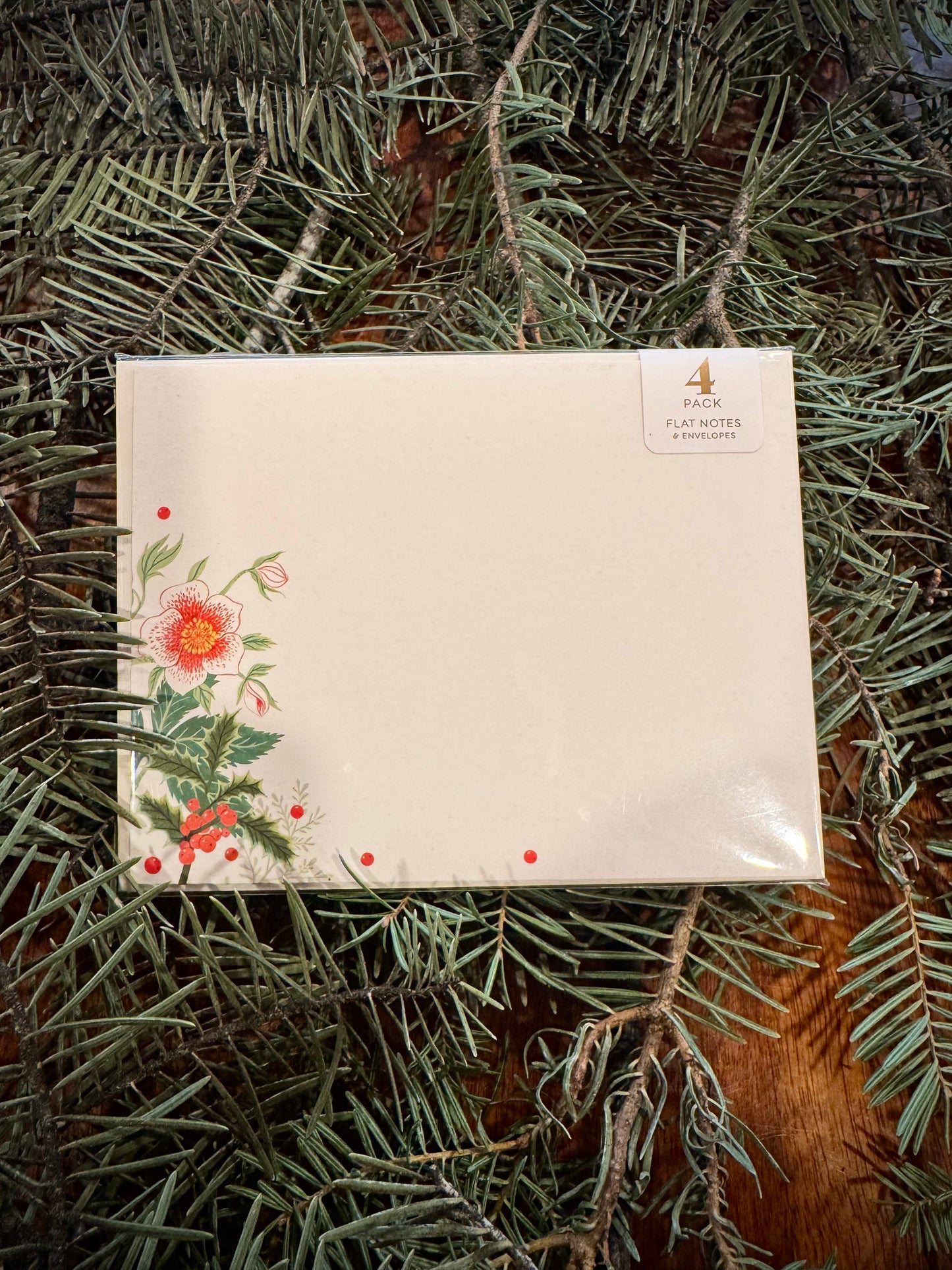 Fireside Frost | Winter Mini Gift Box with Candle, Notecards & Vintage Accent