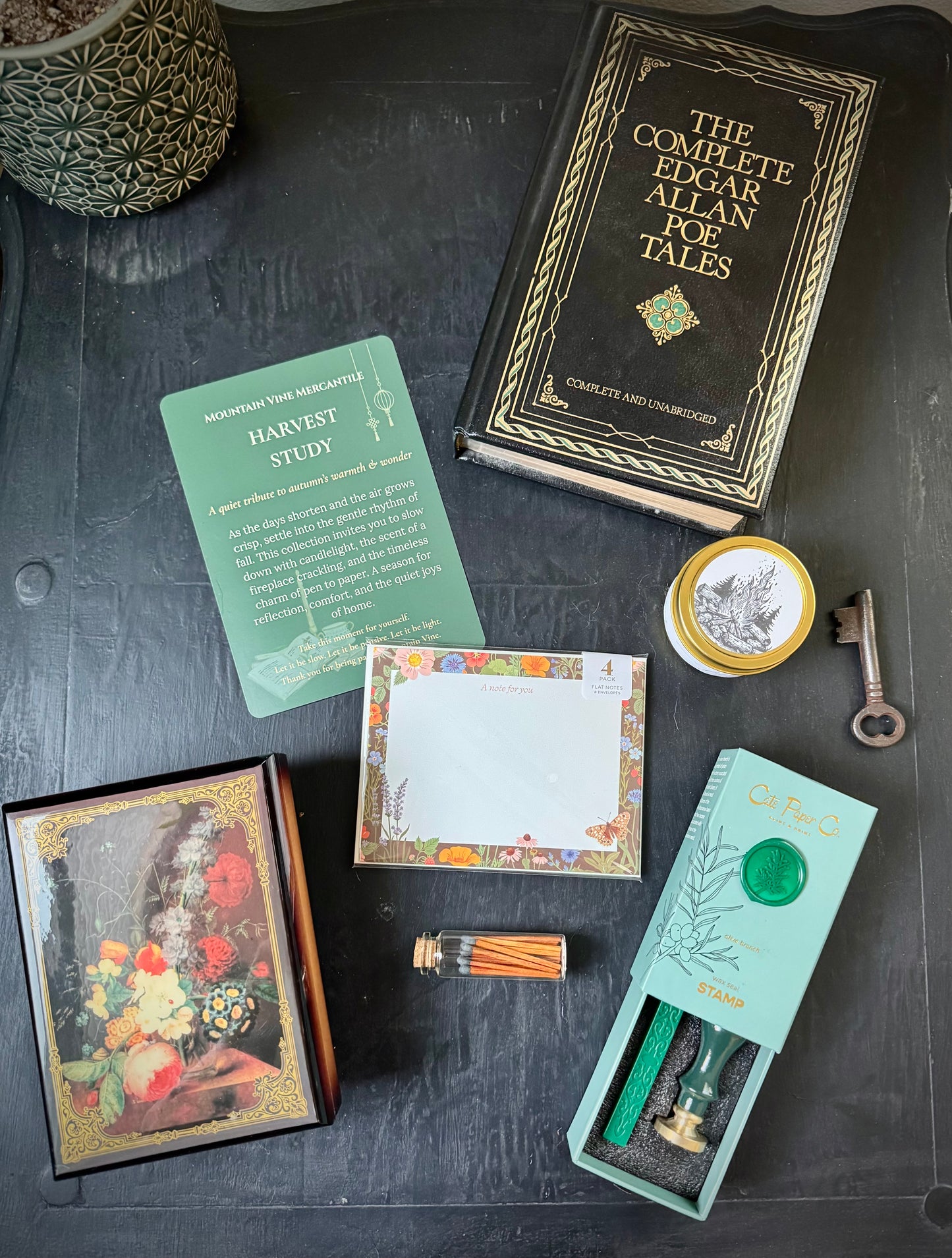 Harvest Study - A Dark Academia Inspired Gift Box