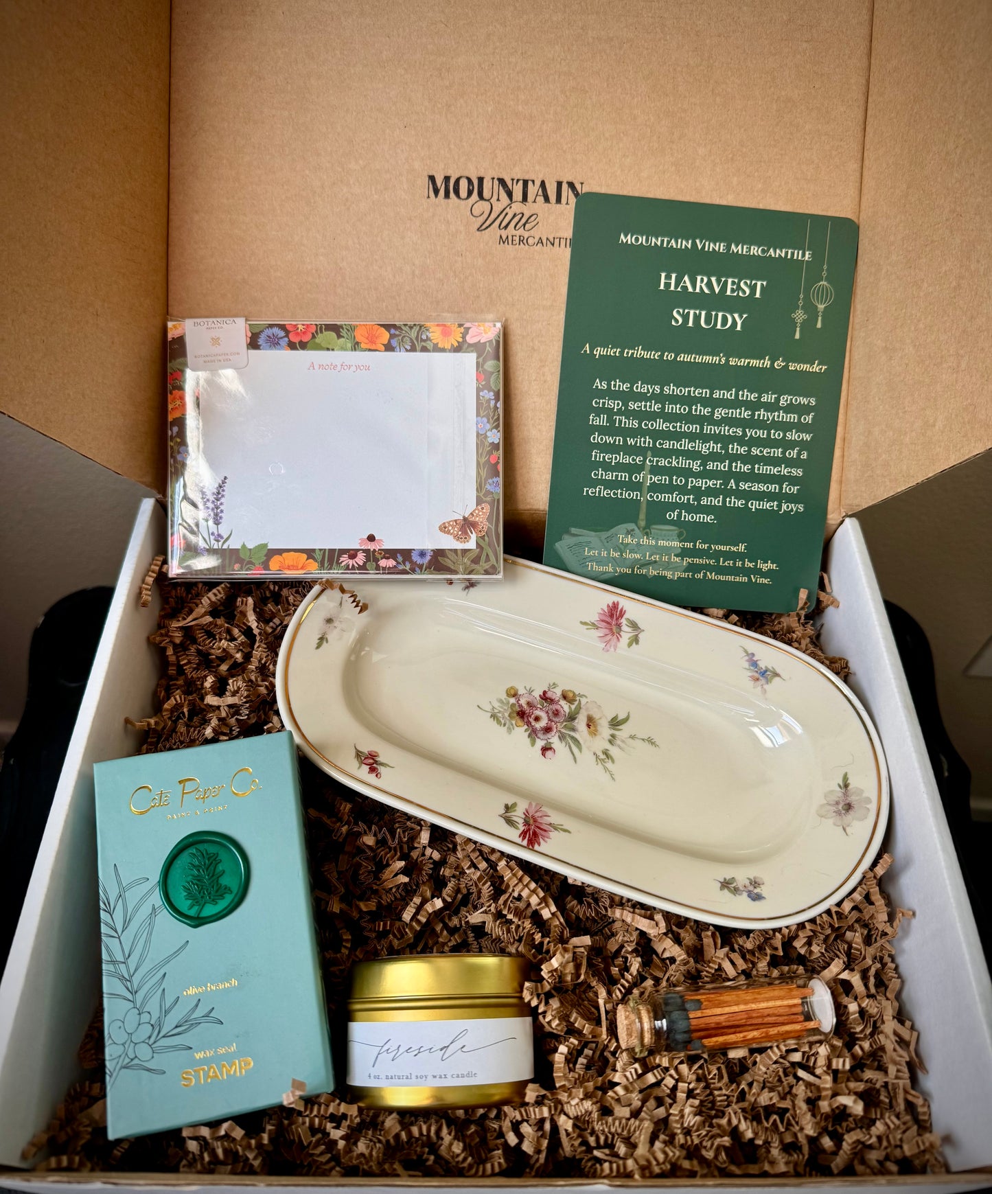 Harvest Study - A Dark Academia Inspired Gift Box