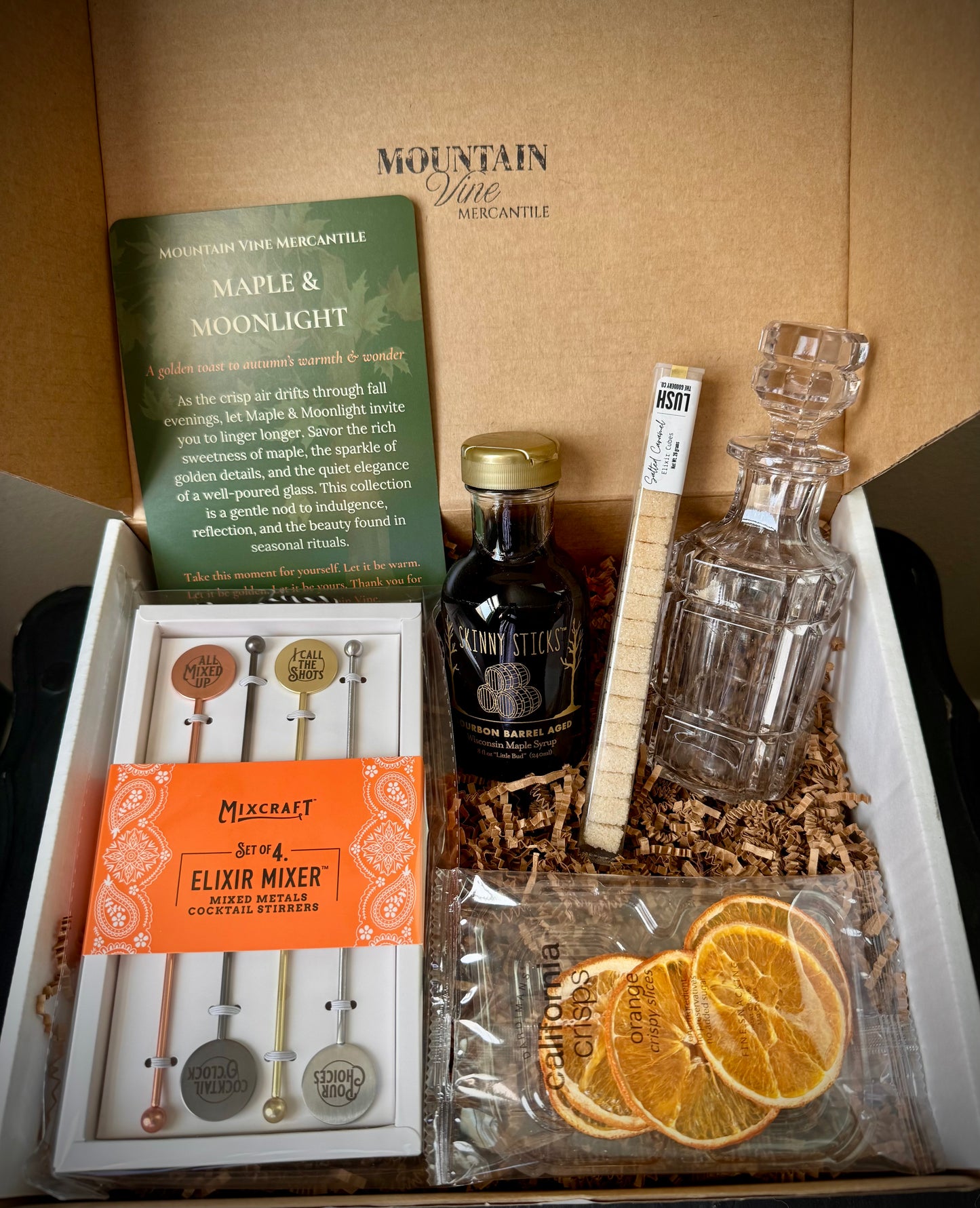 Maple & Moonlight - A Fall Entertaining & Cocktail Gift Box