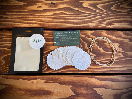 Botanical Paper Tags  - Set of 6