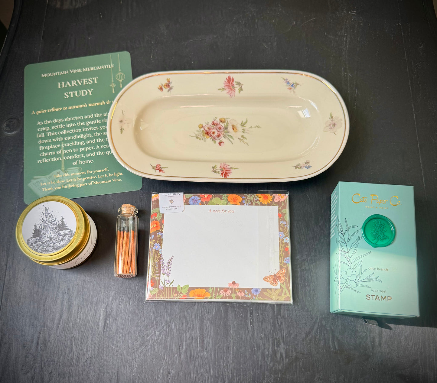 Harvest Study - A Dark Academia Inspired Gift Box