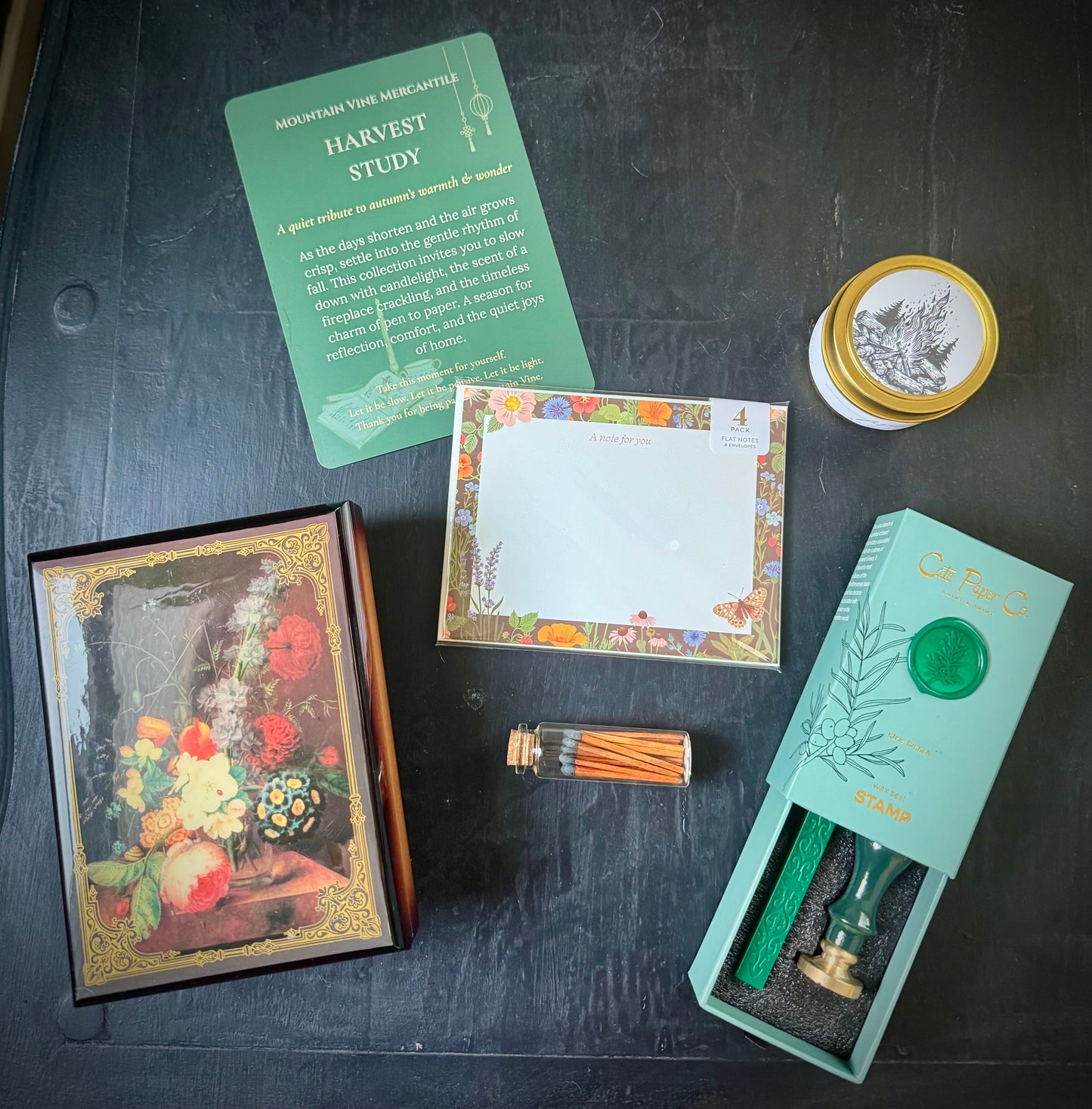 Harvest Study - A Dark Academia Inspired Gift Box