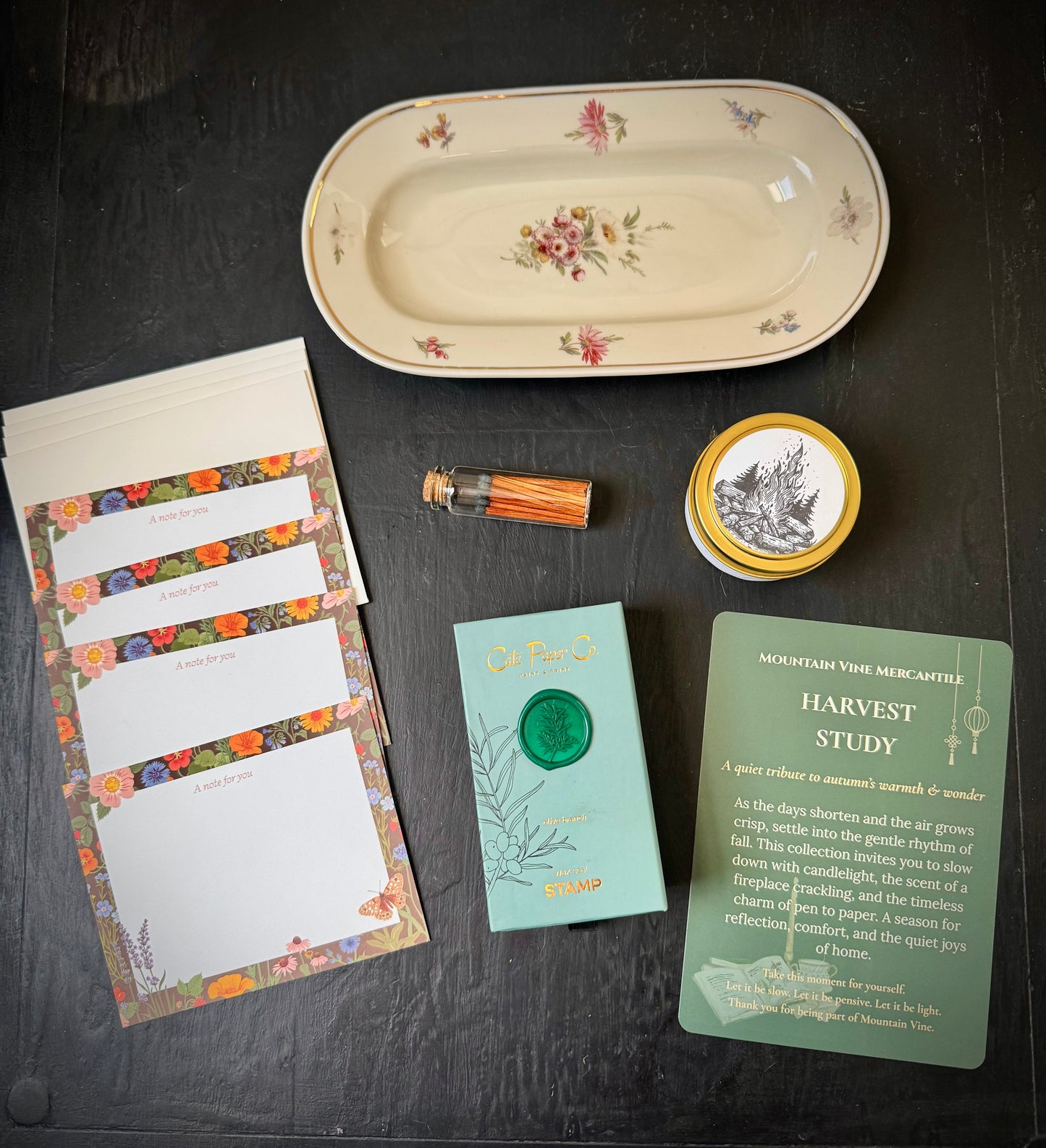 Harvest Study - A Dark Academia Inspired Gift Box