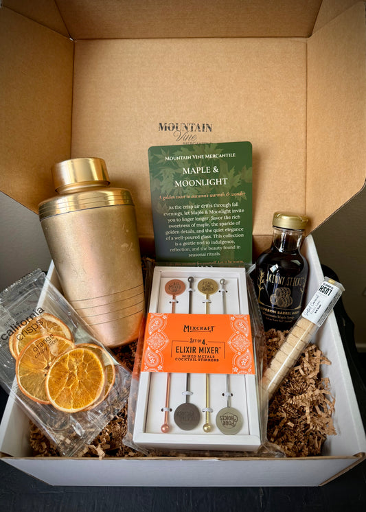 Maple & Moonlight - A Fall Entertaining & Cocktail Gift Box