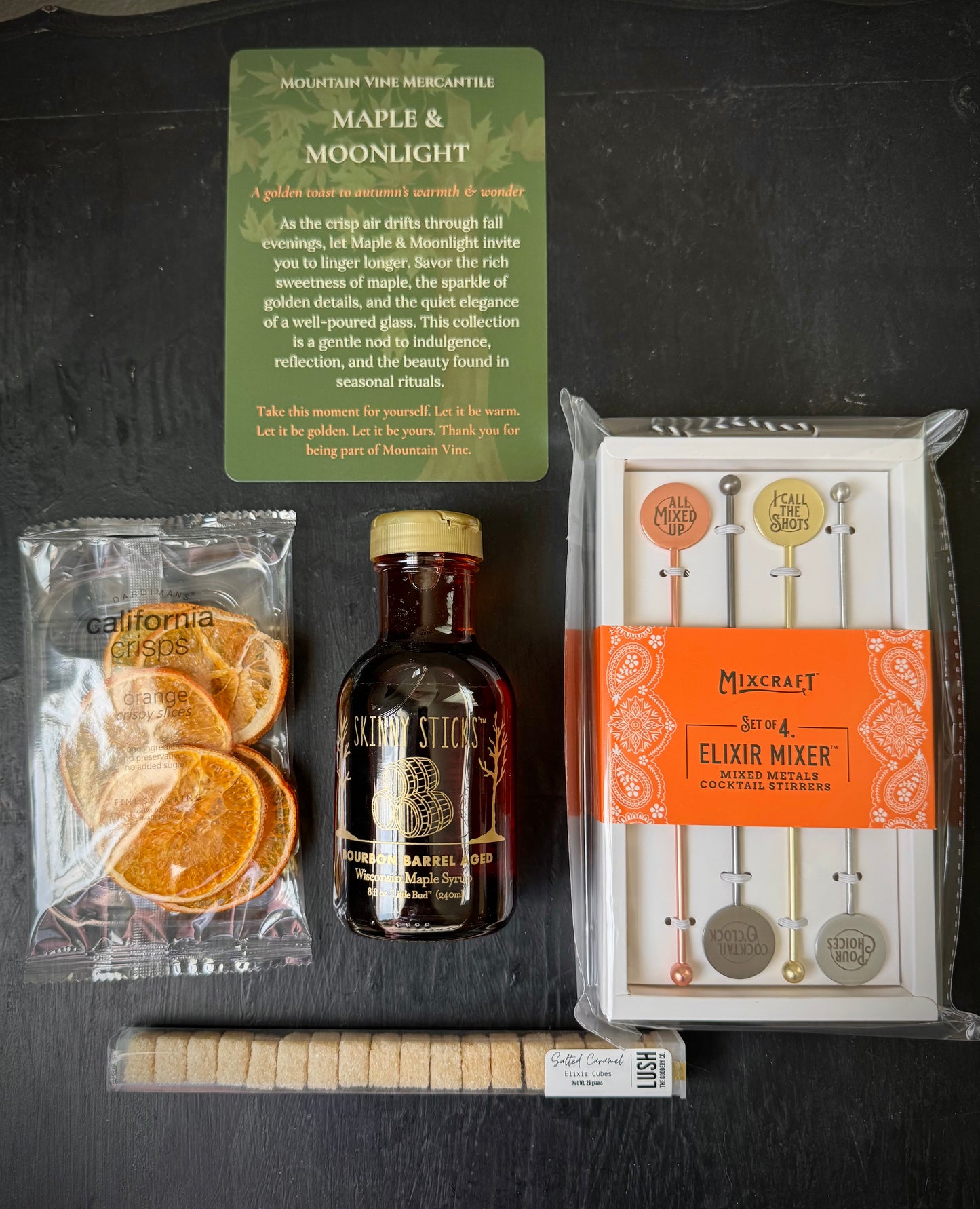 Maple & Moonlight - A Fall Entertaining & Cocktail Gift Box