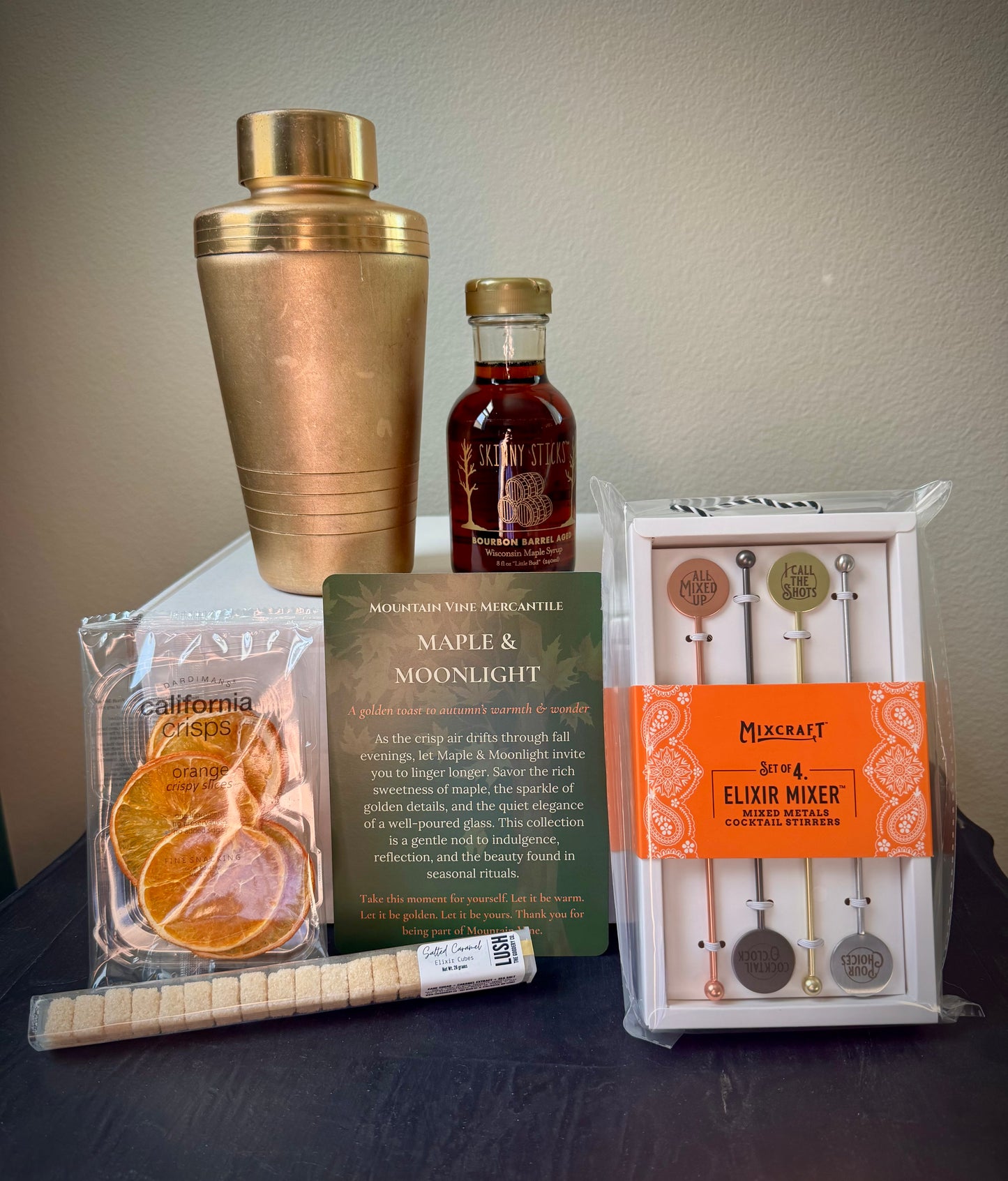Maple & Moonlight - A Fall Entertaining & Cocktail Gift Box